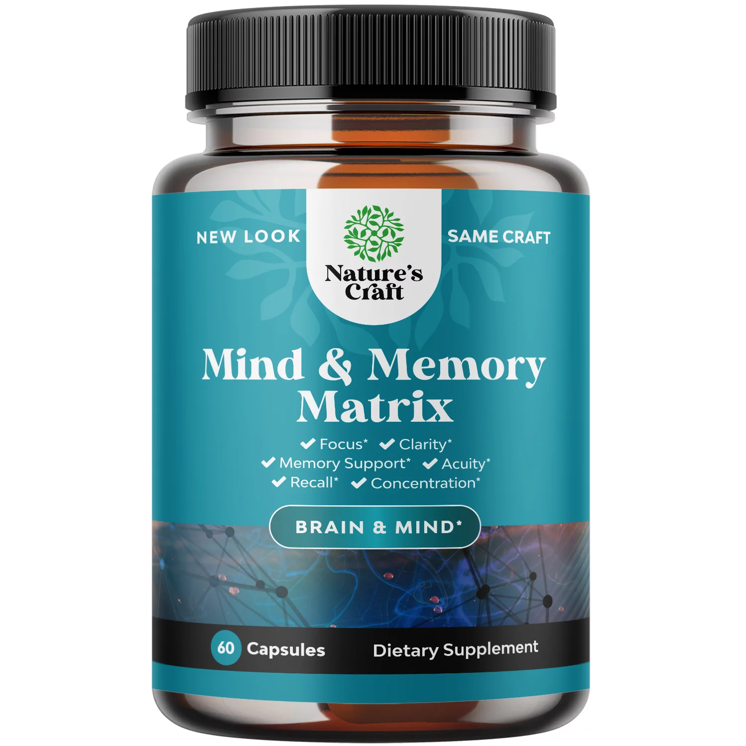 Memory Support Caps Better Memory and Focus Supplement for Adults - Advanced Memory ...