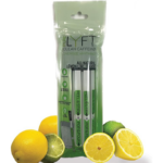 Pure LYFT, Clean Caffeine, All Natural Lemon Lime Vegan Pre Workout Energy Drink Powder (24 Sticks)