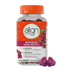 Align Probiotic, Women's Dualbiotic, Womens Probiotic Gummies, Prebiotics and Probiotics for Women, with Cranberry for Urinary Tract Health*, Cranberry Flavor, 50 Gummies