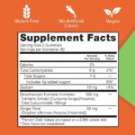 Qunol Turmeric and Ginger Gummies, Turmeric Curcumin Supplement + Ginger, Joint Support Gummy, Ultra High Absorption, Vegan, Gluten Free, 1 Month Supply, 60ct Gummies - Image 2