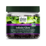 Gaia Herbs Infinity Glow - Women's Skin Support Supplement - Skin Care for Women with Green Tea, EGCG, Reishi Mushroom, Pomanox Pomegranate & Spearmint - 120 Vegan Capsules (30-Day Supply)