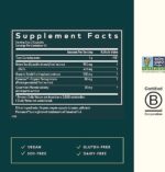 Gaia Herbs Infinity Glow - Women's Skin Support Supplement - Skin Care for Women with Green Tea, EGCG, Reishi Mushroom, Pomanox Pomegranate & Spearmint - 120 Vegan Capsules (30-Day Supply) - Image 2