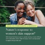 Gaia Herbs Infinity Glow - Women's Skin Support Supplement - Skin Care for Women with Green Tea, EGCG, Reishi Mushroom, Pomanox Pomegranate & Spearmint - 120 Vegan Capsules (30-Day Supply) - Image 3