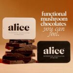 Alice Mushrooms Nightcap + Brainstorm Duo | Functional Mushroom Chocolates | Brainstorm Energy Bites for Focus, Clarity & Cognitive Function | Nightcap Supports Deep Sleep, Calm Mind, Stress Relief - Image 3