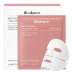 BIODANCE Bio-Collagen Real Deep Mask, Hydrating Overnight Hydrogel Mask, Pore Minimizing, Plumping, Elasticity Improvement, Korean Skincare, Stocking Stuffers for Teen Girls | 1.19oz(34g) x 16ea