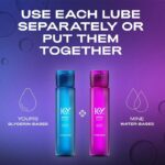 K-Y Yours + Mine Couples Personal Lube, Two Personal Lubricants, Water Based Lube for Women & Glycerin-Based Lube for Men, 2 x 1.5 FL OZ - Image 2