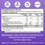 Llama Naturals Elderberry Gummies for Kids, Vegan, Organic Immune Support Supplement with Vitamin C and Zinc, Toddler Real Fruit Gummy Vitamins for Immunity, Chewable, No Added Sugar Cane, 60 Ct - Image 4