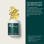 AG1 Omega 3 Fish Oil Softgels – 2000mg EPA DHA from Wild-Caught Fish, Supports Heart, Brain Joint Health | 90 Capsules | Athletic Greens Supplement - Image 3