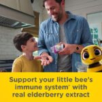 Zarbee’s Kids Elderberry Immune Support Supplement Gummies, Vitamins A C D3 E & Zinc, Elderberry Extract, Gluten & Gelatin Free, No Artificial Flavors, Natural Berry Flavor, Ages 2+, 42 Ct - Image 4