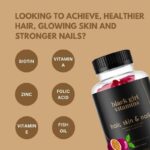 Black Girl Vitamins Hair, Skin & Nails Gummies - Biotin, Zinc, Vitamin A & E - 60 Count - Image 2