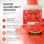 Rosabella Electrolyte Drink Powder – Watermelon – Sugar-Free Hydration Drink Mix – Electrolytes Powder with Sodium, Potassium, Magnesium, Calcium – Travel Jar – 30 Servings (5.6 oz) - Image 3