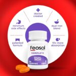 Feosol Complete Iron Supplement Caplets, Bifera Iron for High Absorption, Heme and Non-Heme Dual Action Minimizes Side Effects, 1 Per Day, for Energy and Immune System Support, Made in USA, 30 Count - Image 3