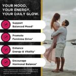 UNALTERED Hormone Balance & Mood Support for Women - Naturally Supports Hormonal Balance & Energy with Tribulus Terrestris & Red Maca Root Extract - Dietary Supplement - 90 Vegan Capsules - Image 4
