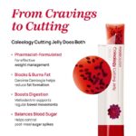 FOODOLOGY Coleology Cutting Stick Jelly – Supports Appetite Suppressant, Boost Metabolism & Control Cravings, Garcinia Cambogia HCA, Chia Seeds, Pomegranate Flavor Korean Supplement – 10 Sachets - Image 3