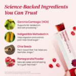 FOODOLOGY Coleology Cutting Stick Jelly – Supports Appetite Suppressant, Boost Metabolism & Control Cravings, Garcinia Cambogia HCA, Chia Seeds, Pomegranate Flavor Korean Supplement – 10 Sachets - Image 4