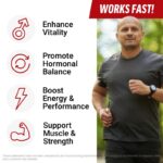 Force Factor Longjack Tongkat Ali Max, 1200mg Tongkat Ali for Men, Boost Libido, Stamina & Performance, Enhanced Absorption, 60 Vegetable Capsules - Image 3