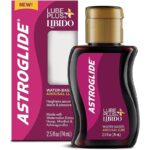 Astroglide Lube Plus Libido (2.5oz), Intimate Arousal Lube Heightens Desire and Sensitivity, Water Based Personal Lubricant, Enhances Pleasure for Women, Men, Couples, Travel Size (Packaging May Vary)